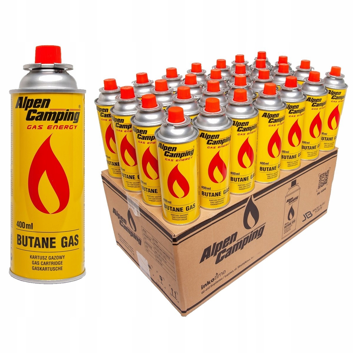 28 x kartusz gazowy Alpen Camping kartusze gazowe