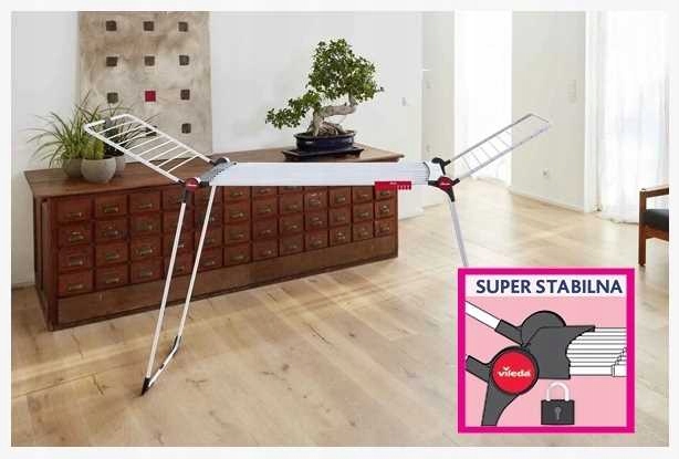 Suszarka Vileda Infinity FLEX Głębokość produktu 57 cm