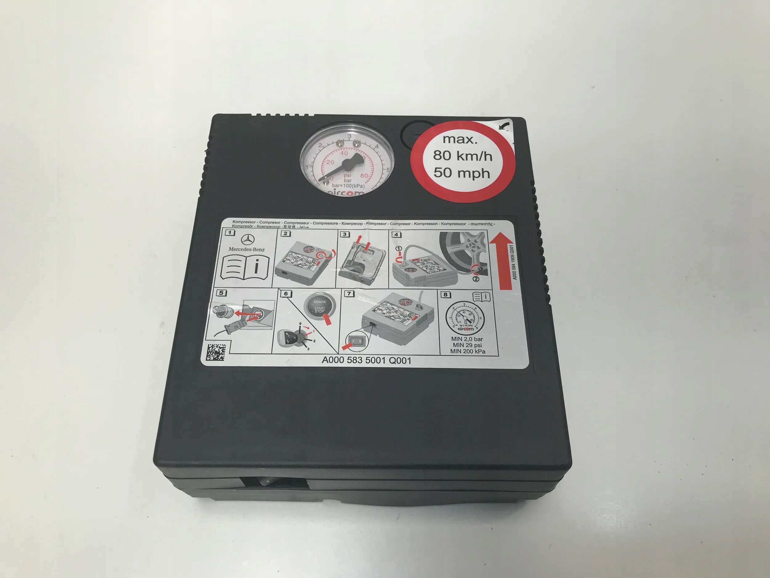 MERCEDES B W247 W177 KOMPRESOR USZCZELNIACZ DO KOŁ Marka inna