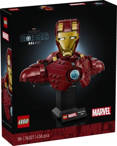 stavebnice Lego Heroes 76327 Iron Manova busta MK4