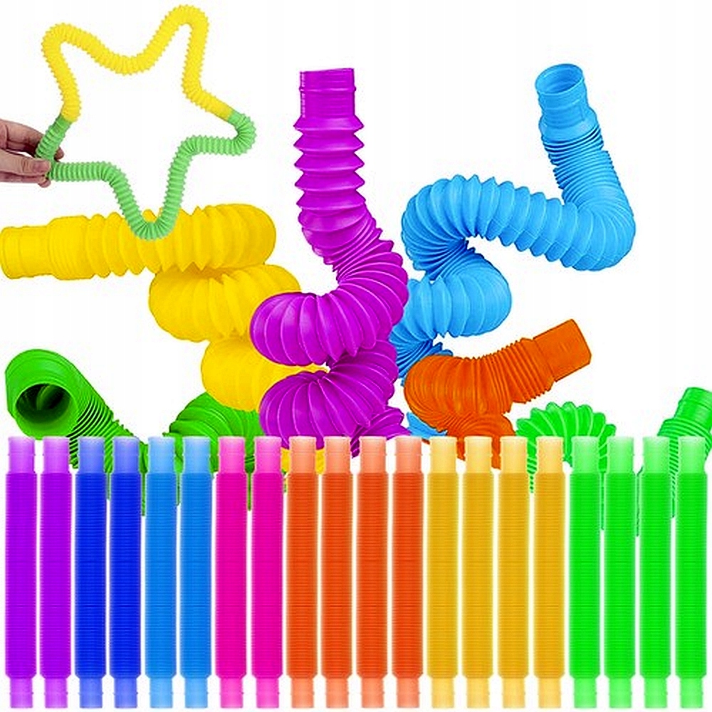 

Rurki Tuby Sensoryczne 20 szt. Pop Zestaw Rury XXL