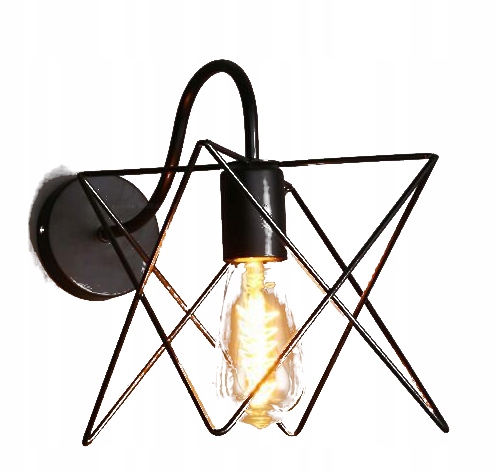 

Industrialna lampa loftowa czarna
