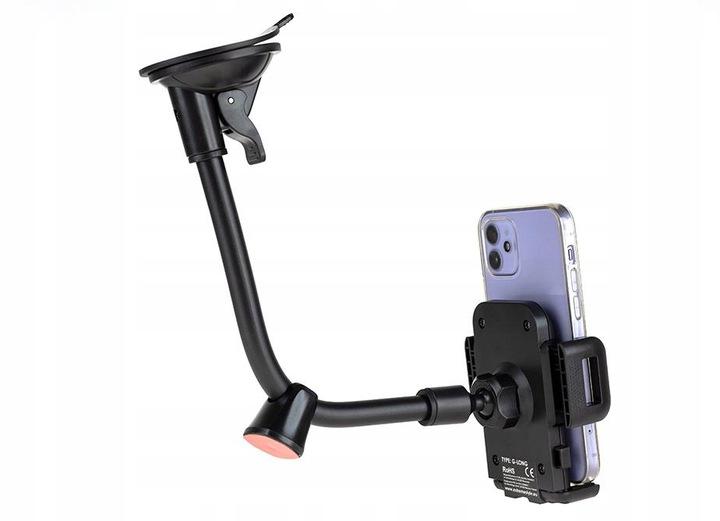 UCHWYT NA TELEFON DO SAMOCHODU NA SZYBĘ – DŁUGI Marka Extremestyle