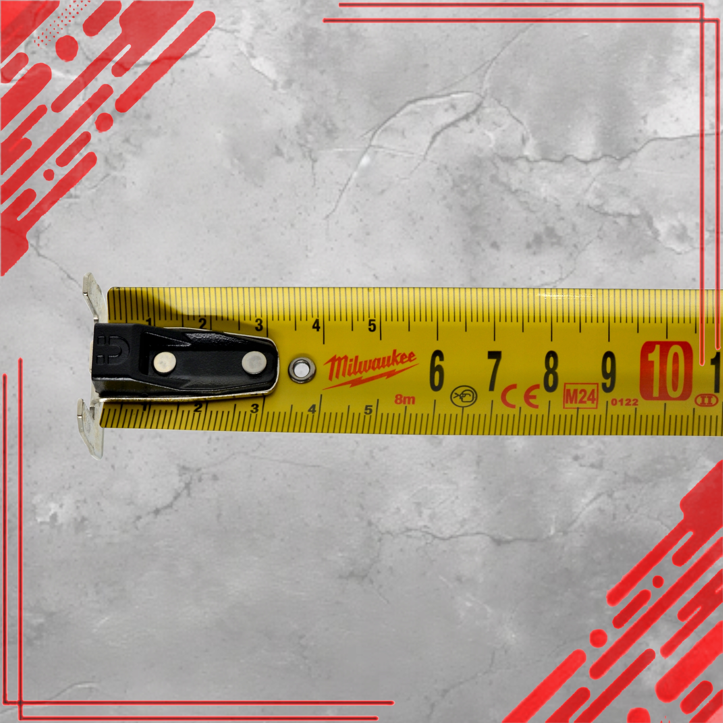 MIARA ZWIJANA 8M TAŚMA MIERNICZA MAGNETYCZNA METRÓWKA METALOWA Z BLOKADĄ Rodzaj miara