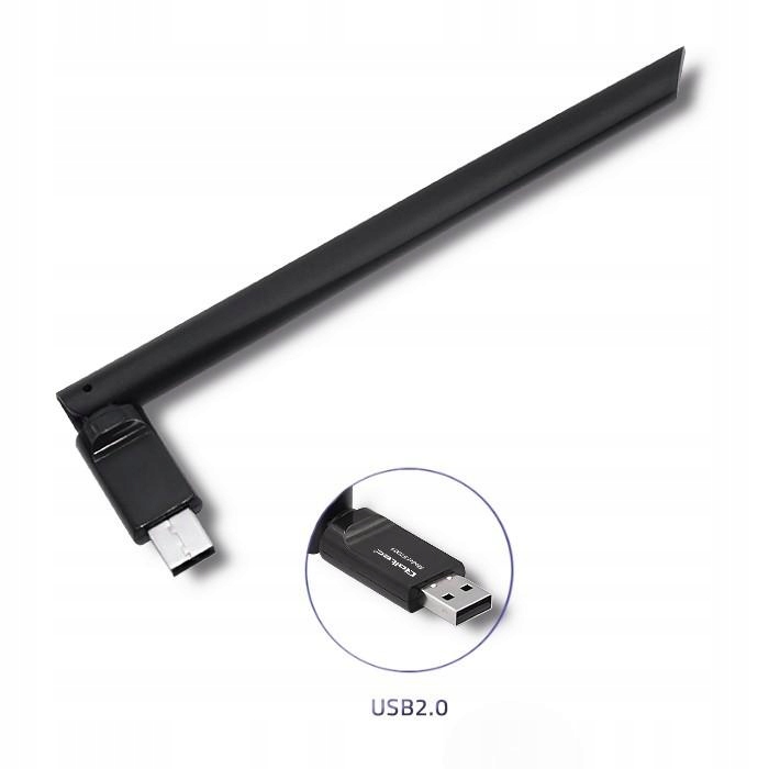 Adapter Wi-Fi Usb z anteną bezprzewodowy