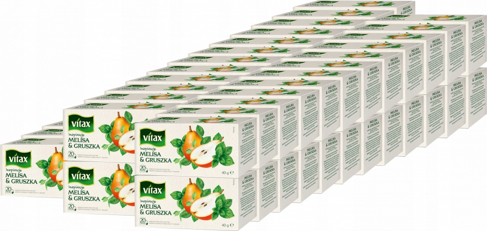 Vitax Melisa Gruszka Herbata 20tb Herbata ekspresowa x60