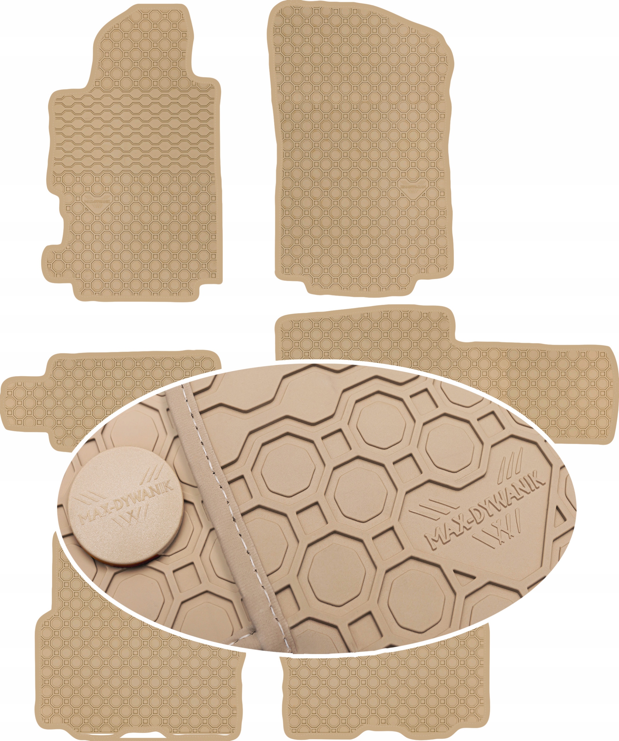 Honda Fr-v 2005-2009 Koberce Béžové