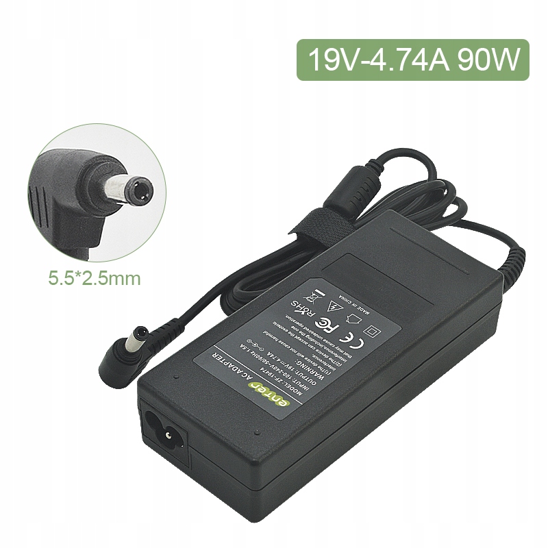 

Zasilacz Ładowarka do Asus Toshiba 19V 4.74A 90W