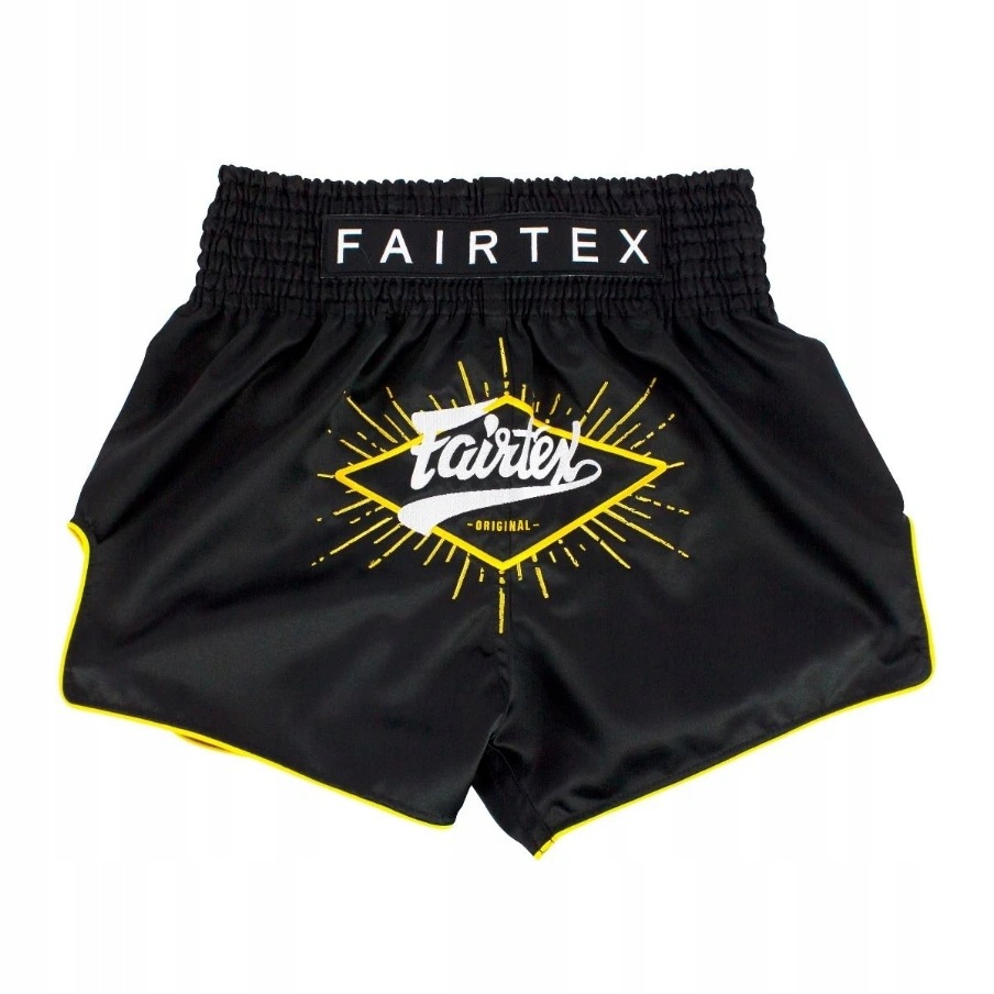 Thai šortky Fairtex BS1903 Focus černé BS1903BLK 20001654044251