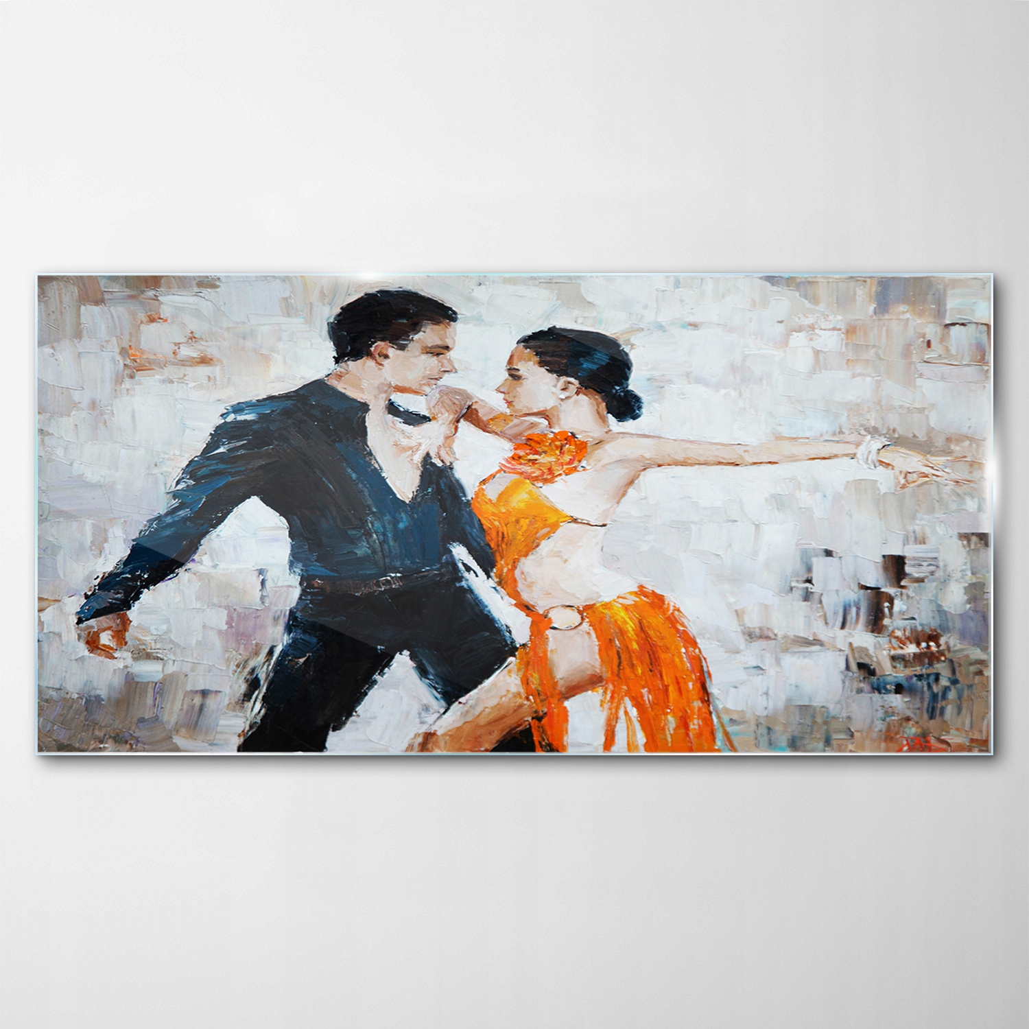 Tvrdený sklenený obraz Tango Tanec Umenie 100x50