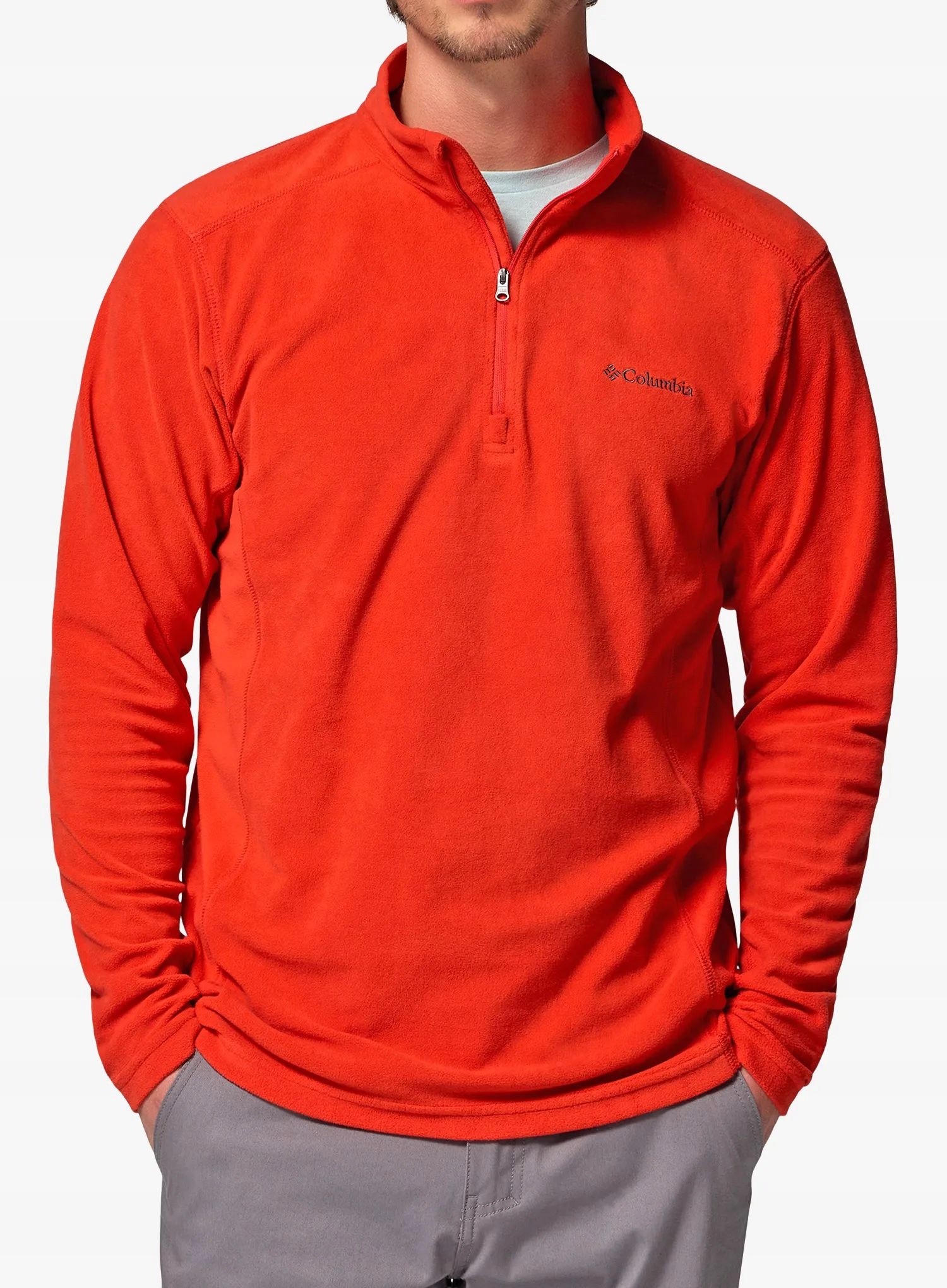 Mikina fleecová Columbia Klamath Range II 1/2 Zip sonic L