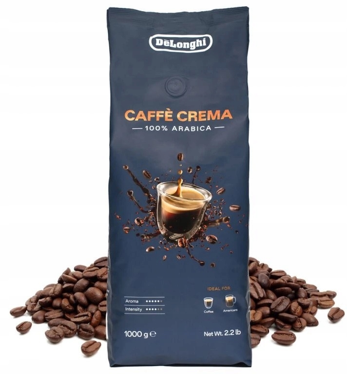 Kawa ziarnista DeLonghi Caffe Crema 100% Arabica