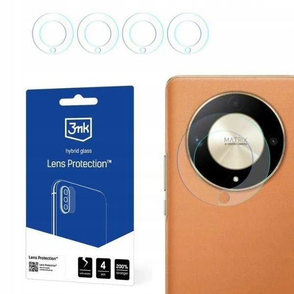 3MK Lens Protect Honor Magic6 Lite 5G Ochrona na obiektyw aparatu 4szt