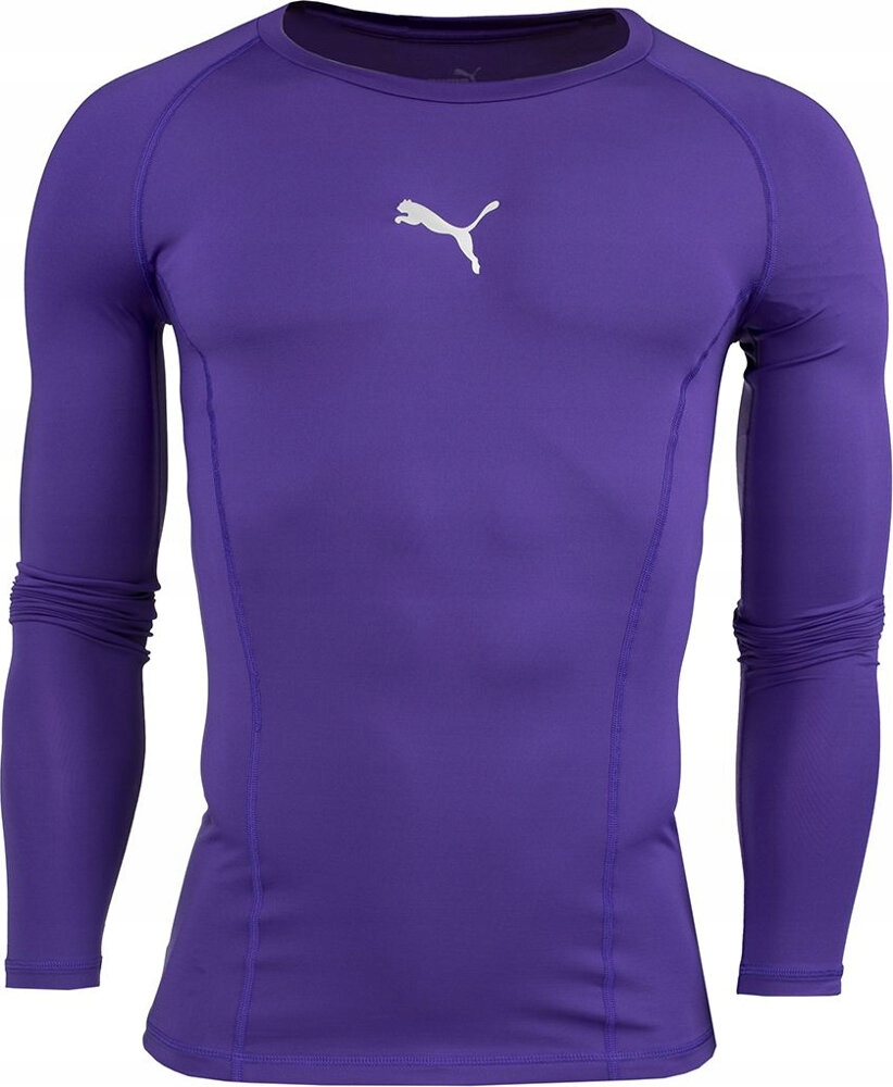 Tričko Puma Liga Baselayer Ls Fialová vel. L