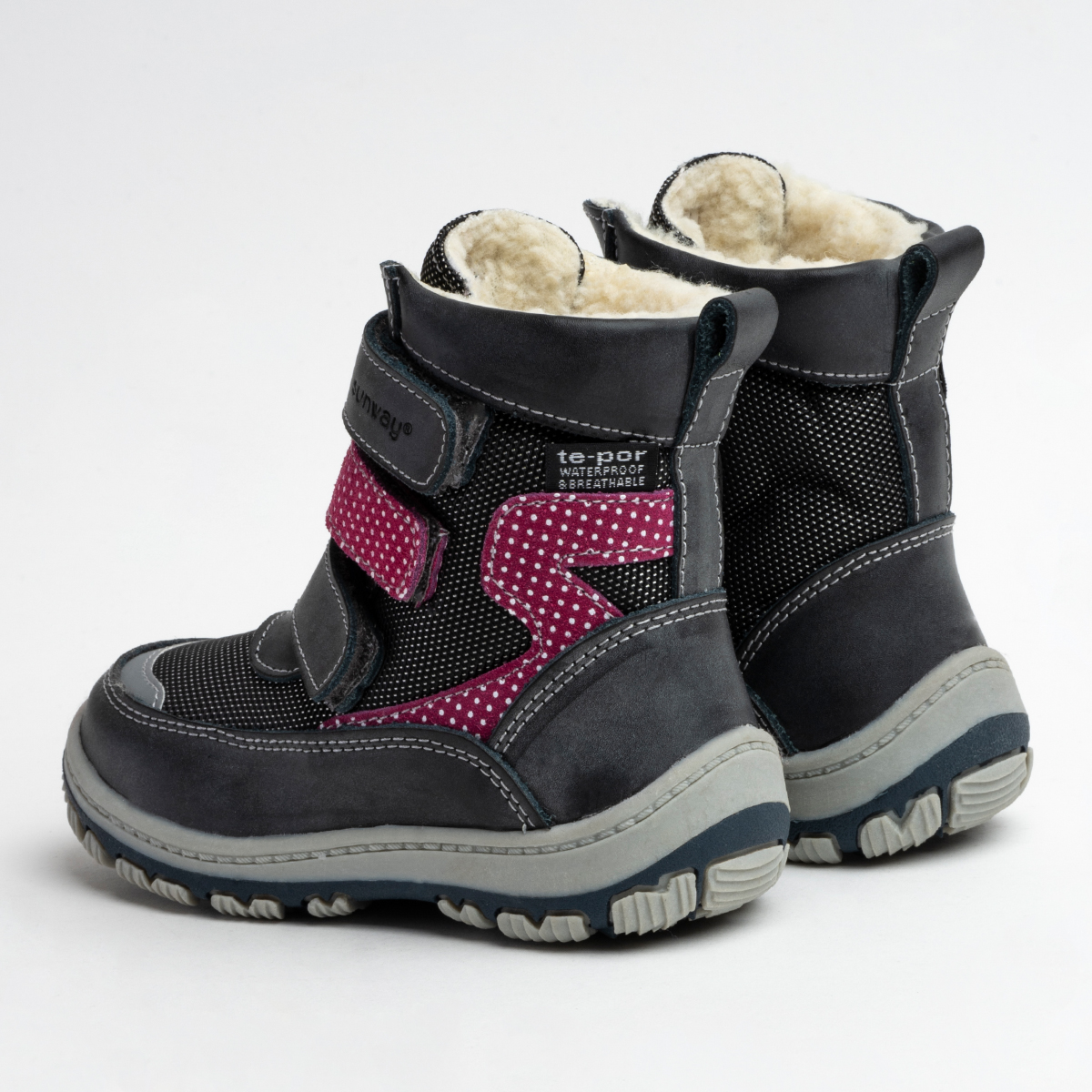 Śniegowce SKÓRZANE wodoodporne ocieplane Sunway Bohater / Bajka brak