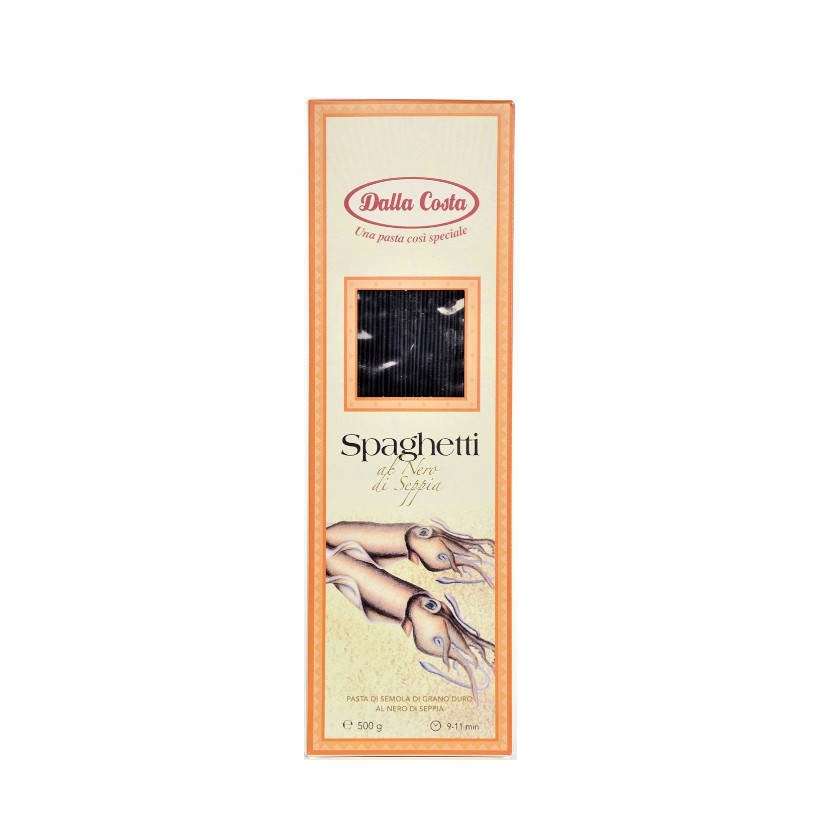 Levně 3X Italské černé špagety 500 g Dalla Costa