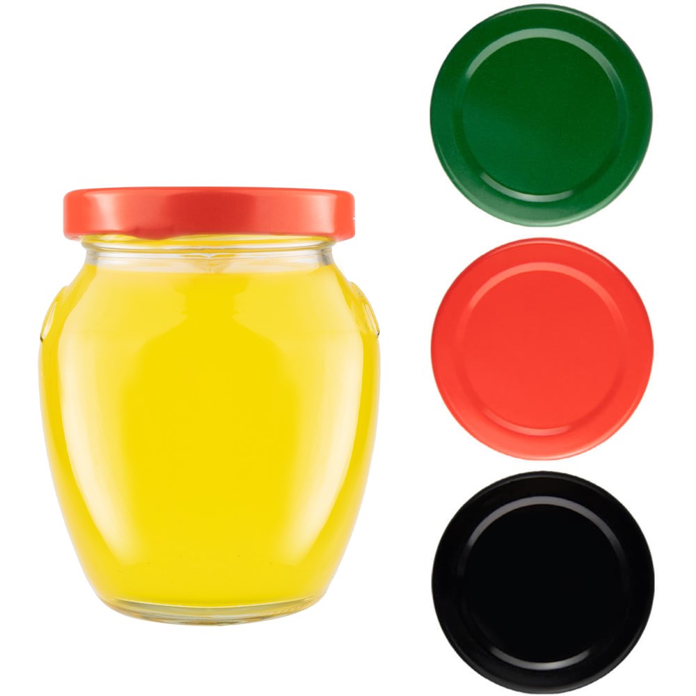 

5x Słoik Amfora 145ML Z Zakrętka Na Miód Dżem