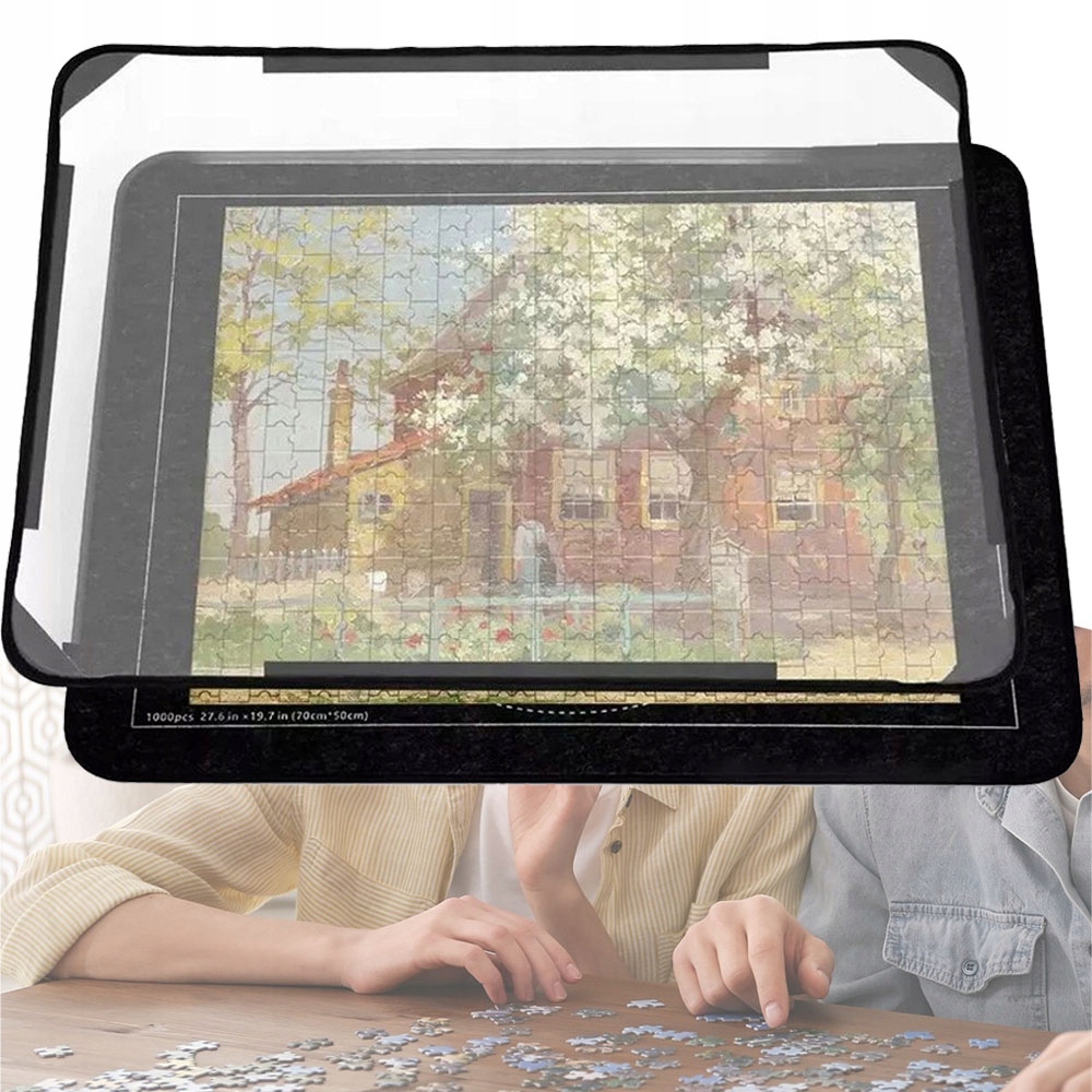 Mata Do Układania Puzzli 1000 Elementów Podkładka Plansza Rolka Na Puzzle