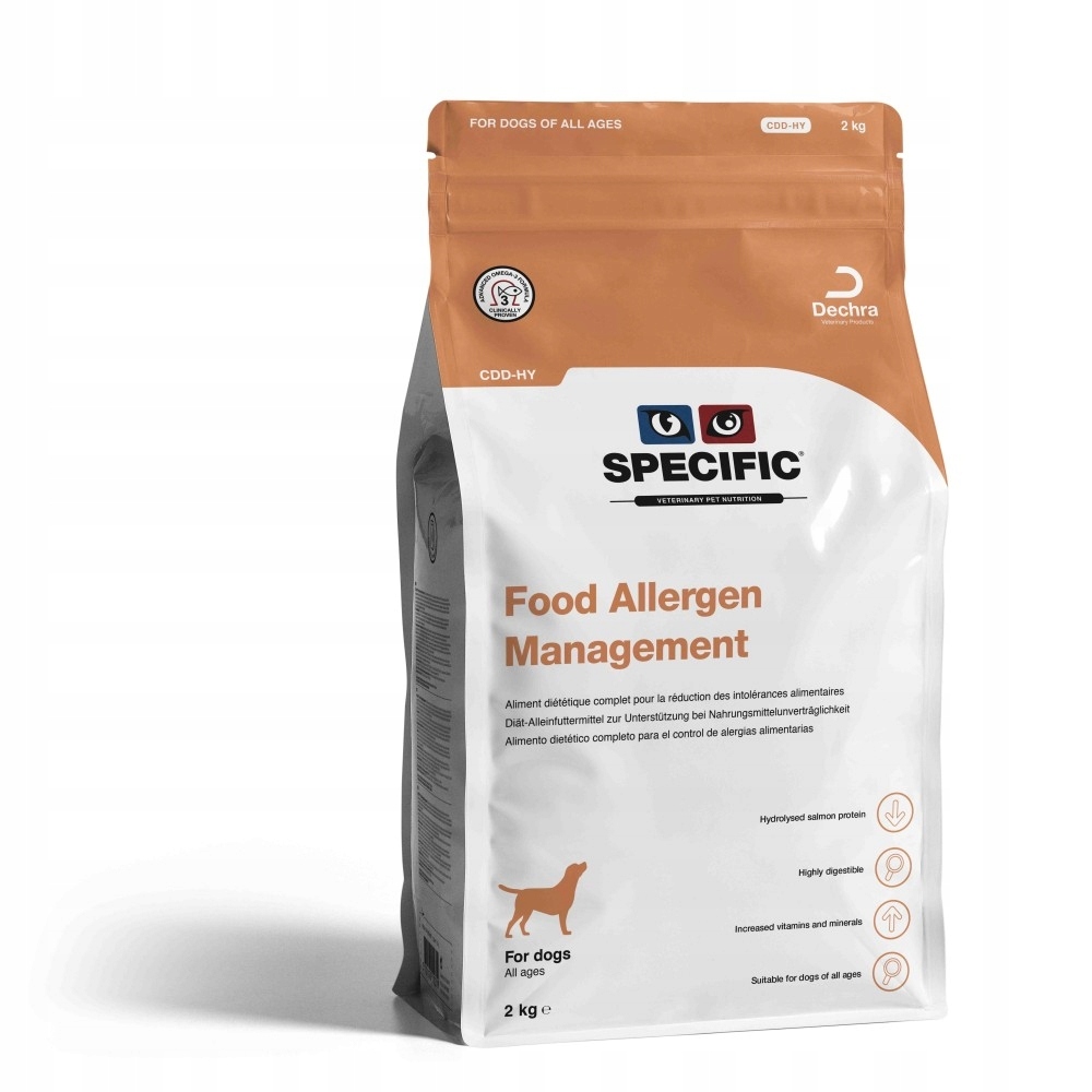 Specific Cdd-hy Karma dla psa z alergią pokarmową Allergen Management 2kg