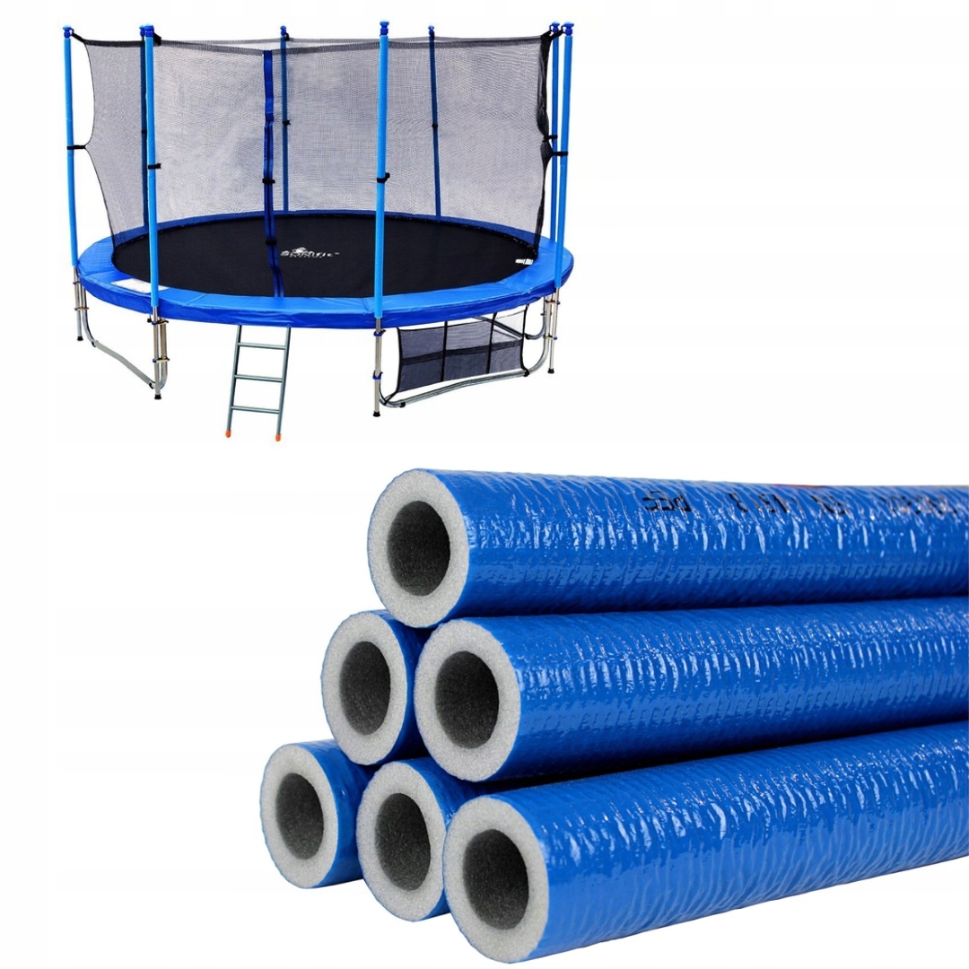 6x OSŁONA OTULINA NA SŁUPKI SPRĘŻYNY RURY TRAMPOLINY PIANKA POWLEKANA Marka inna