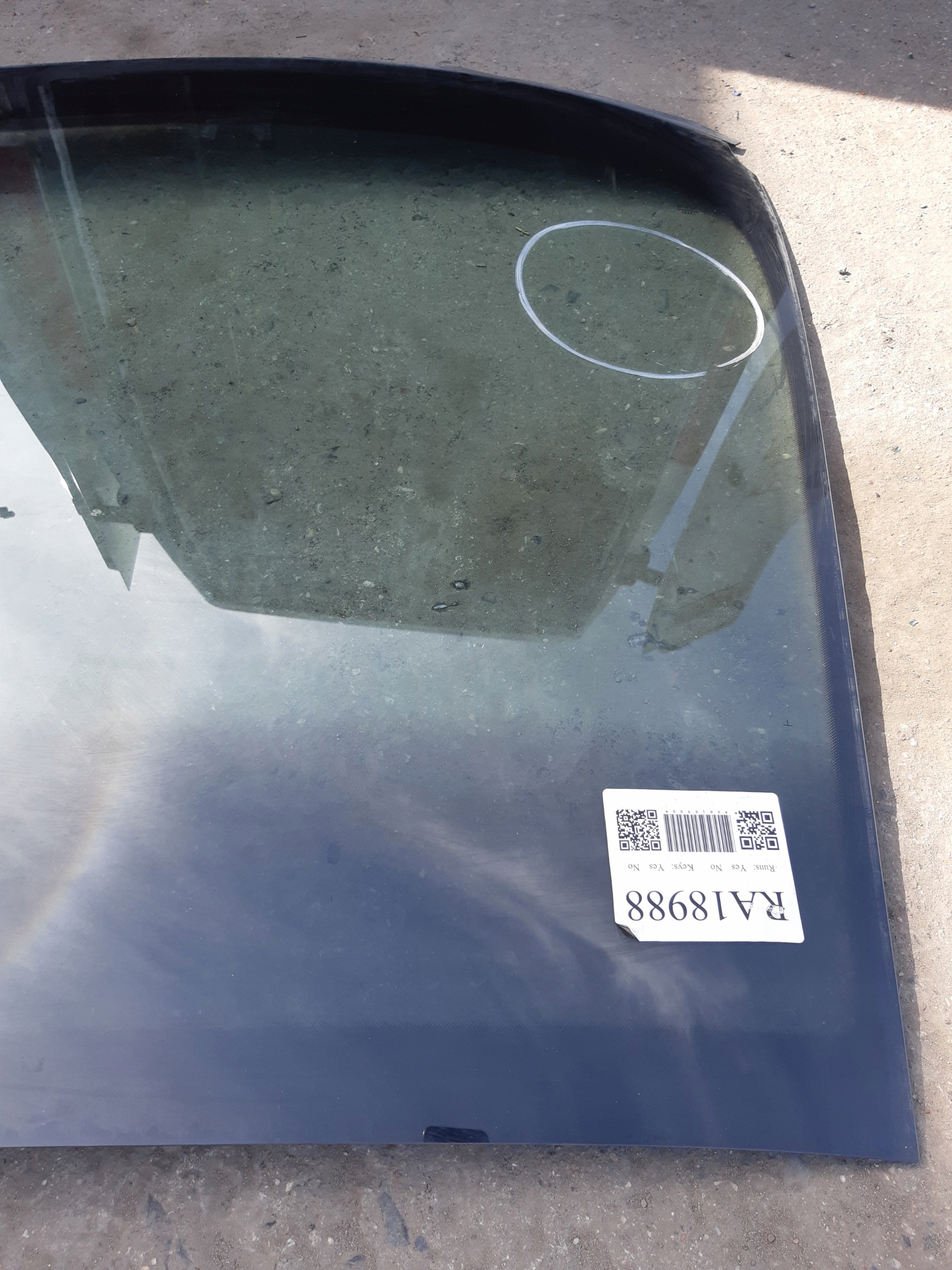 AUDI Q7 4L window iron front front