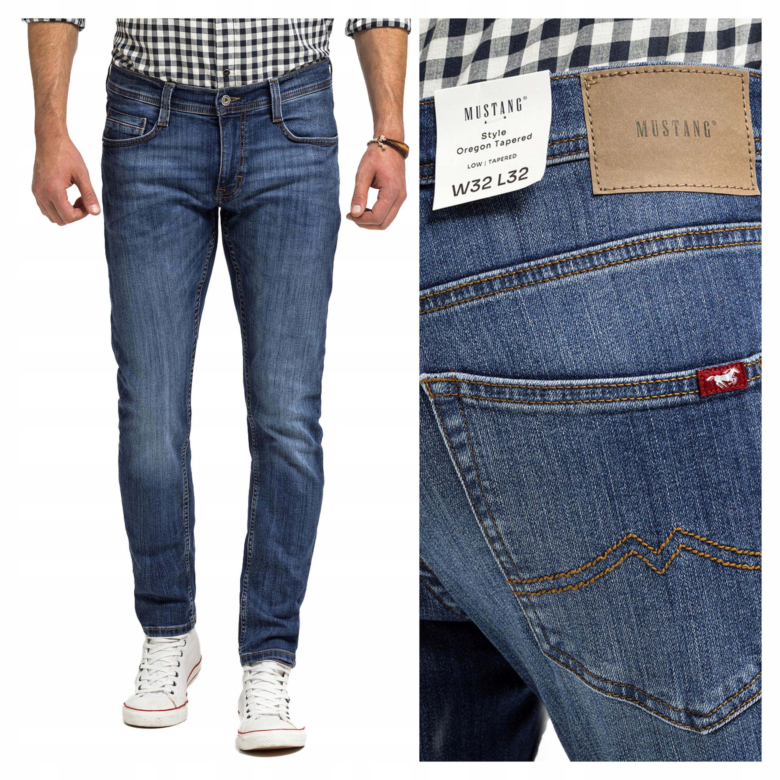 Mustang Oregon Tapered Pánské Džínové Kalhoty Zúžené W31 L32