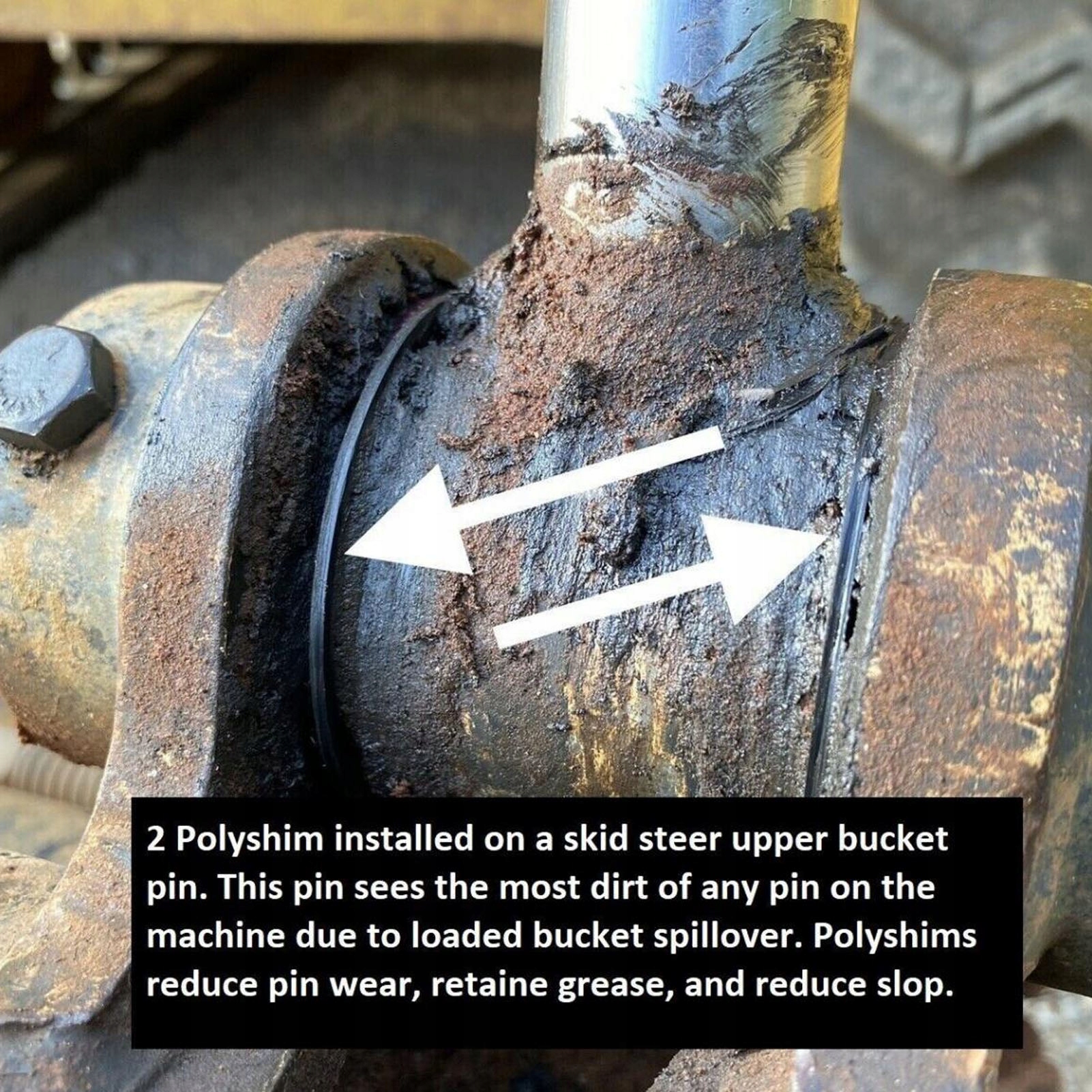 PODKŁADEK SWORZNIA ŁYŻKI 40MM SWORZEŃ ŁYŻKI KOPARKI DLA DAEWOO-SOLAR 035 Stan opakowania oryginalne