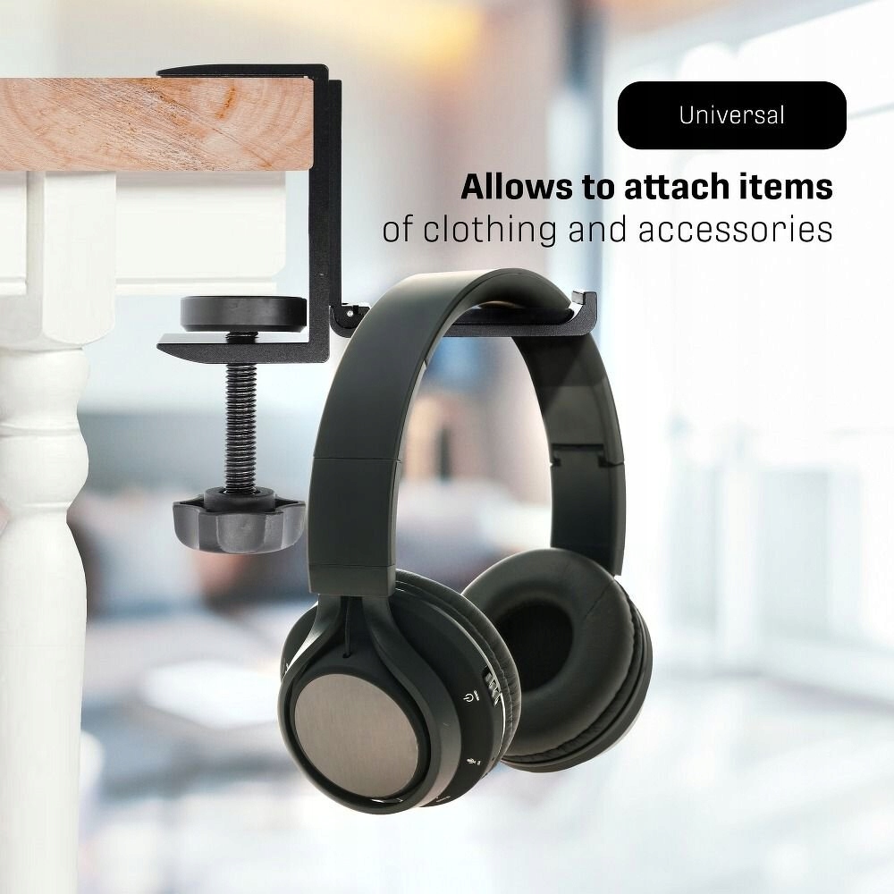 Uchwyt do biurka na słuchawki / torbę / parasol itd. Marka Partner