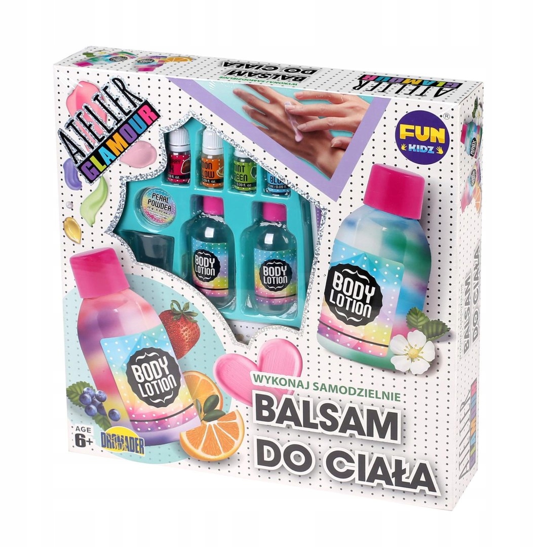 KREATYWNY ZESTAW KOSMETYKÓW LABOLATORIUM BALSAM Rodzaj laboratorium kosmetyków, mydełek