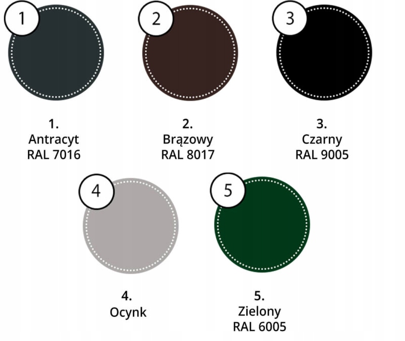 SIATKA ZGRZEWANA 75x50 mm / 1,2M ROLKA 20m RÓŻNE KOLORY Kolor czarny