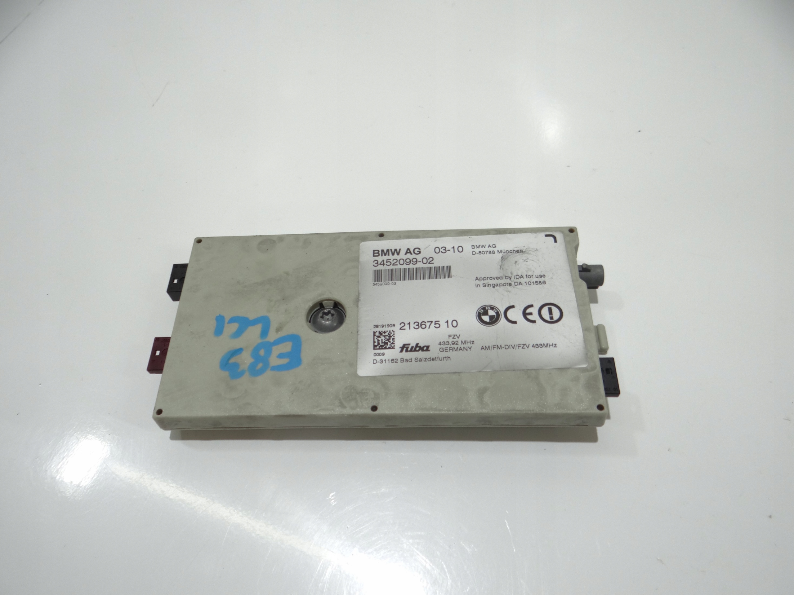 BMW amplifier DIVERSITY X3 E83 LIFT 3452099