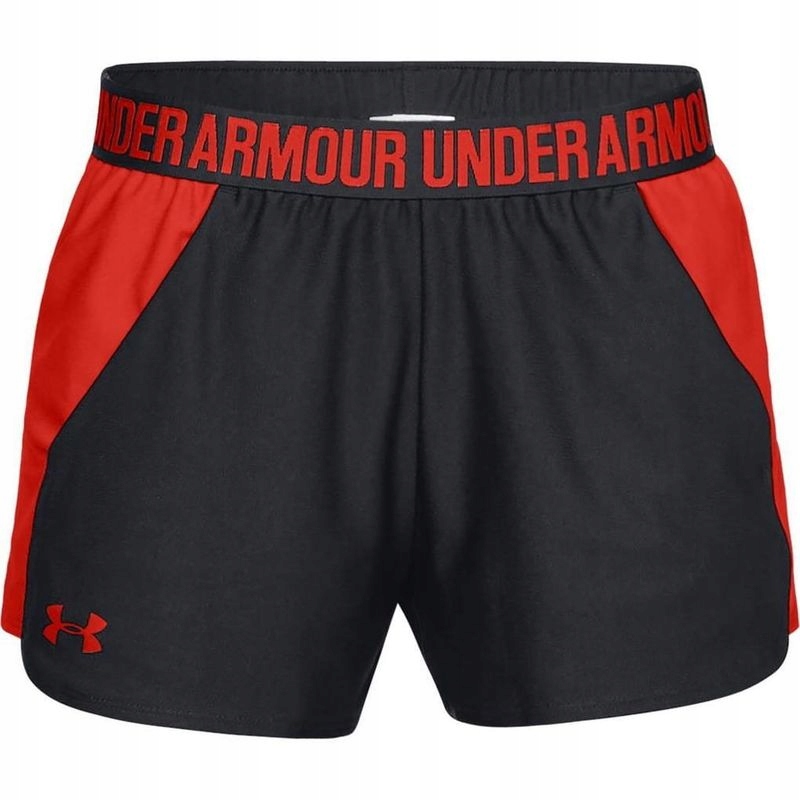 Kraťasy Under Armour New Play Short Women Black/red 022 S