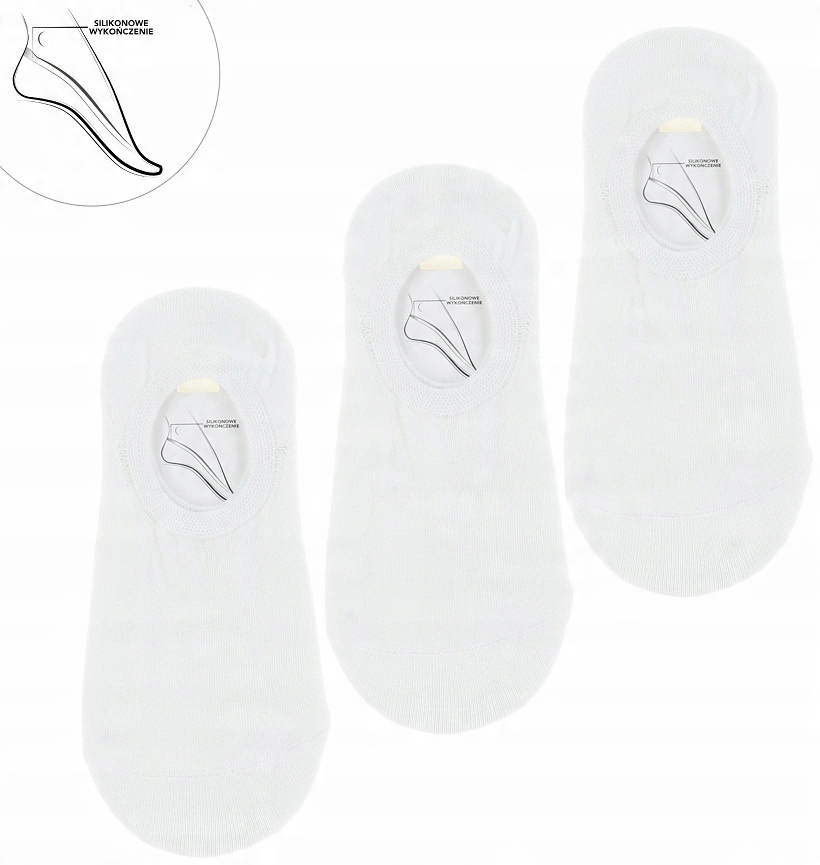 

3x Stopki Bawełniane silikon Moraj sneakers 38-41