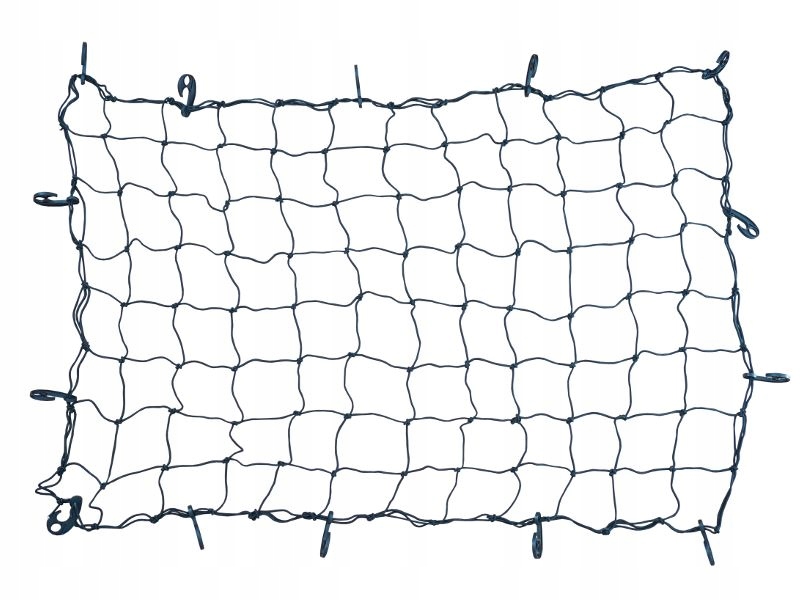 Siatka Do Mocowania Bagażu 120cm x 180cm Z Hakami