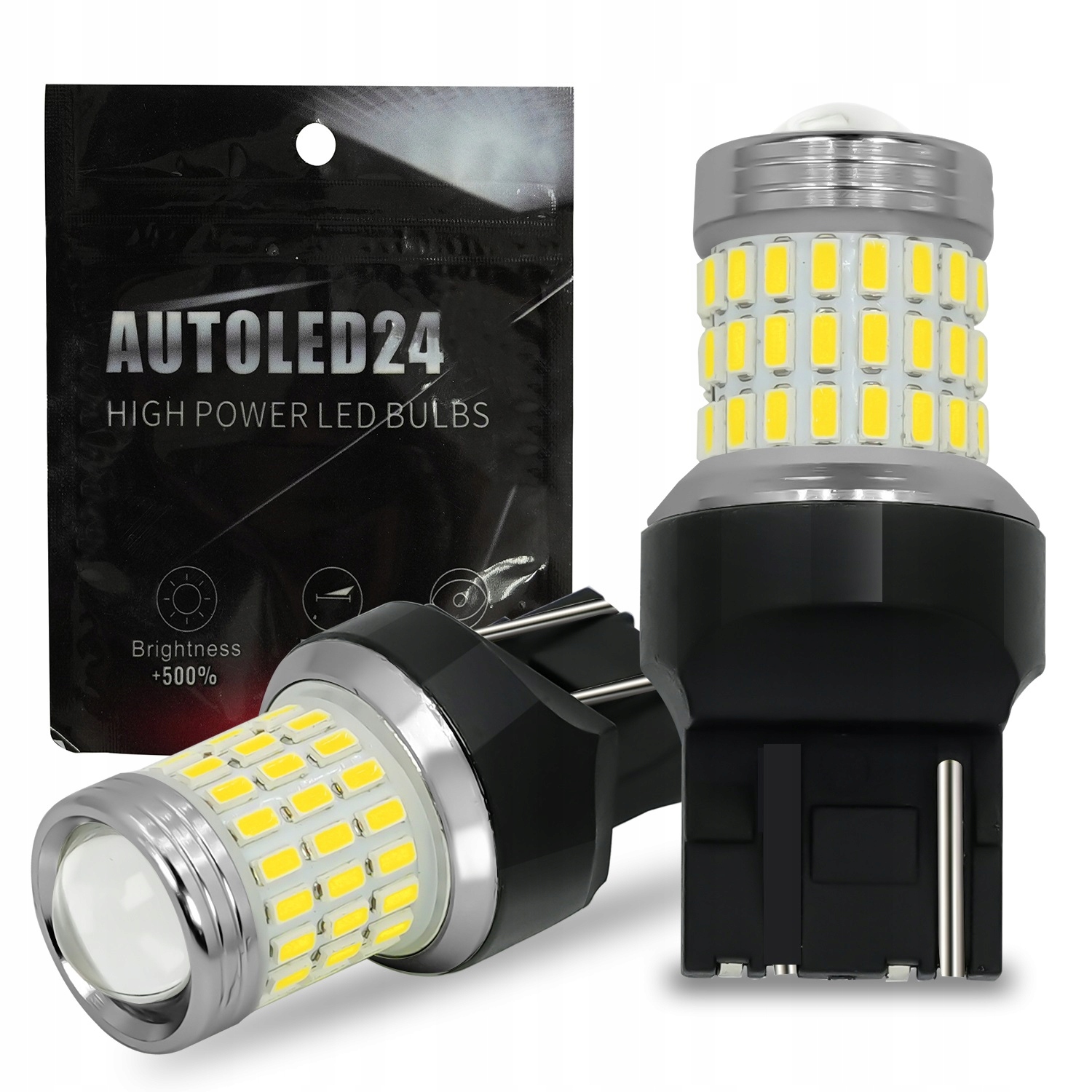 Żarówki Led W21W T20 Retrify 360° Dzienne Drl Wsteczny Cofania 6500K Mini