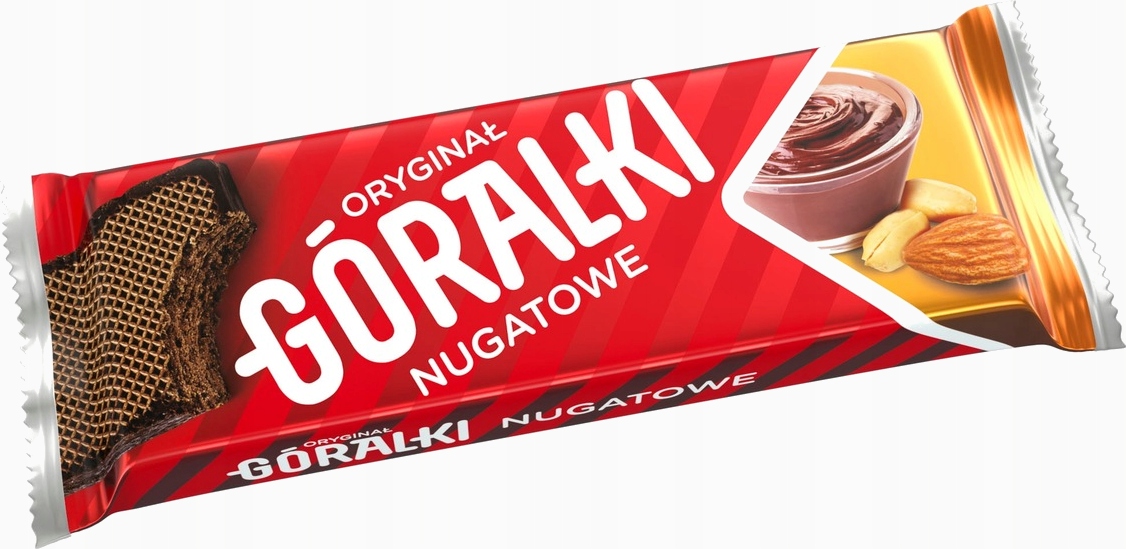 Levně Sada Góralki Oplatek s nugátovým krémem a kakaovou polevou 45g 36 Ks
