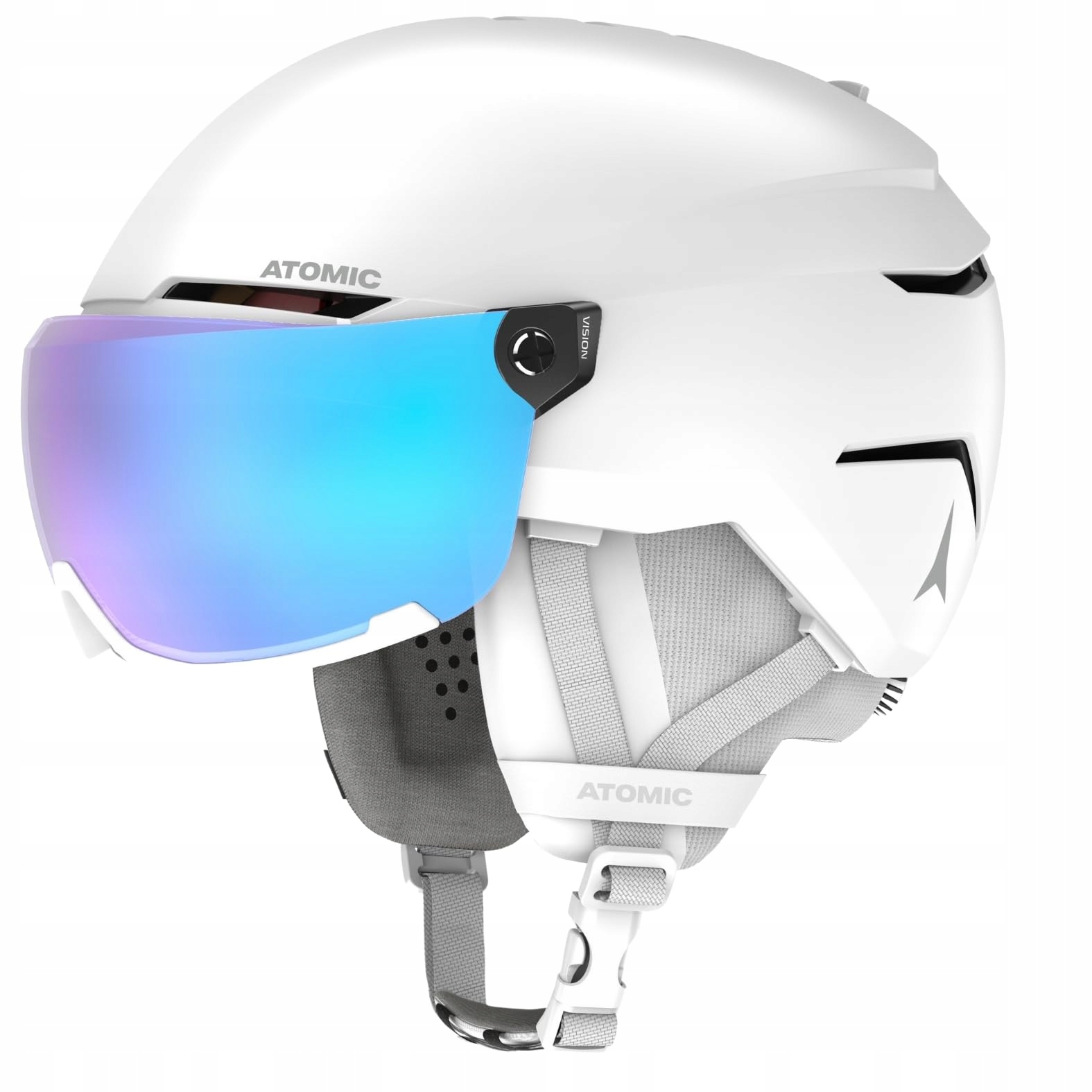 Kask narciarski Atomic Savor Visor Stereo White Heather L 59-63cm