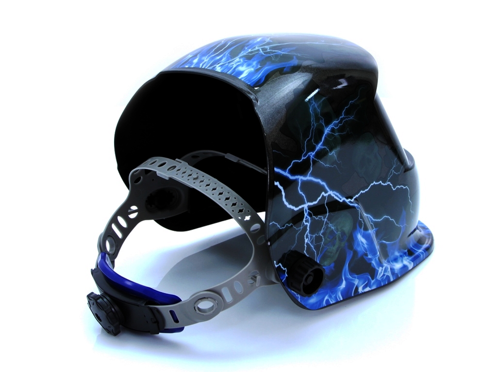 MASKA AUTOMATYCZNA SPAWALNICZA CZASZKA BŁYSKAWICE EAN (GTIN) 5901969114027