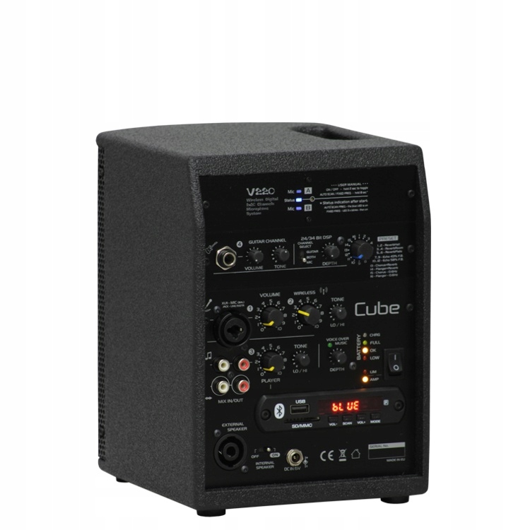 LDM Cube.R Light/v220 +1mic H20 KOLUMNA AKTYWNA 12V MP3 EAN (GTIN) 5902409701500