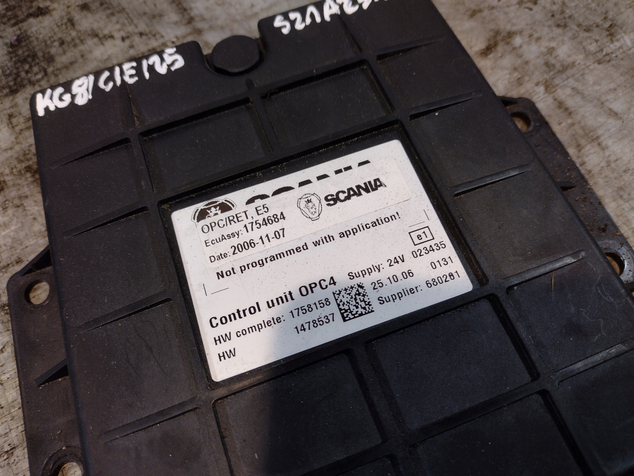 control unit gearboxes Scania 1754684