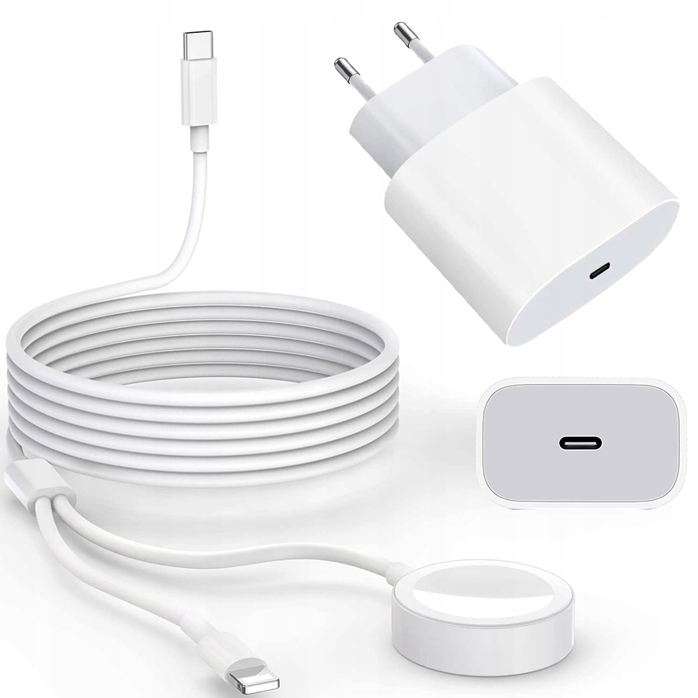 

Ładowarka Szybka I Kabel 20W Typc Do Iphone/iwatch