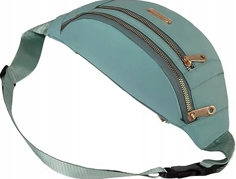 SASZETKA NERKA DAMSKA TOREBKA LISTONOSZKA NA RAMIĘ TORBA CROSSBODY ZIELONA Model TORBA, SASZETKA, NERKA
