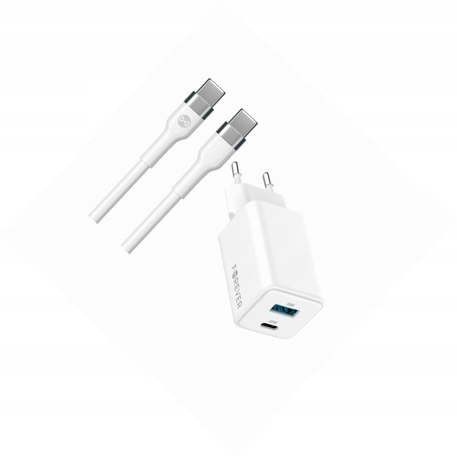 Szybka ładowarka GaN 45W Usb-c z kablem do Honor Magic 5 Lite