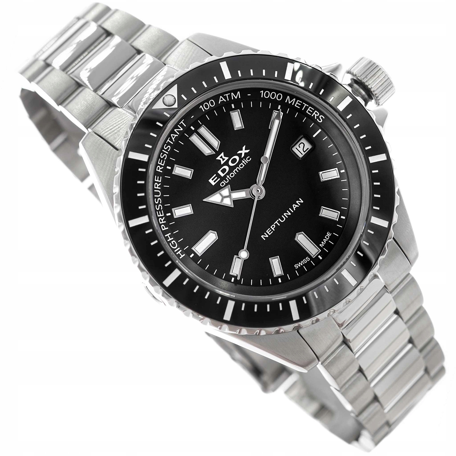 Pánské Hodinky Edox 80120 3 Nm Nin Skydiver Neptunian Automatic 100ATM Potápěč