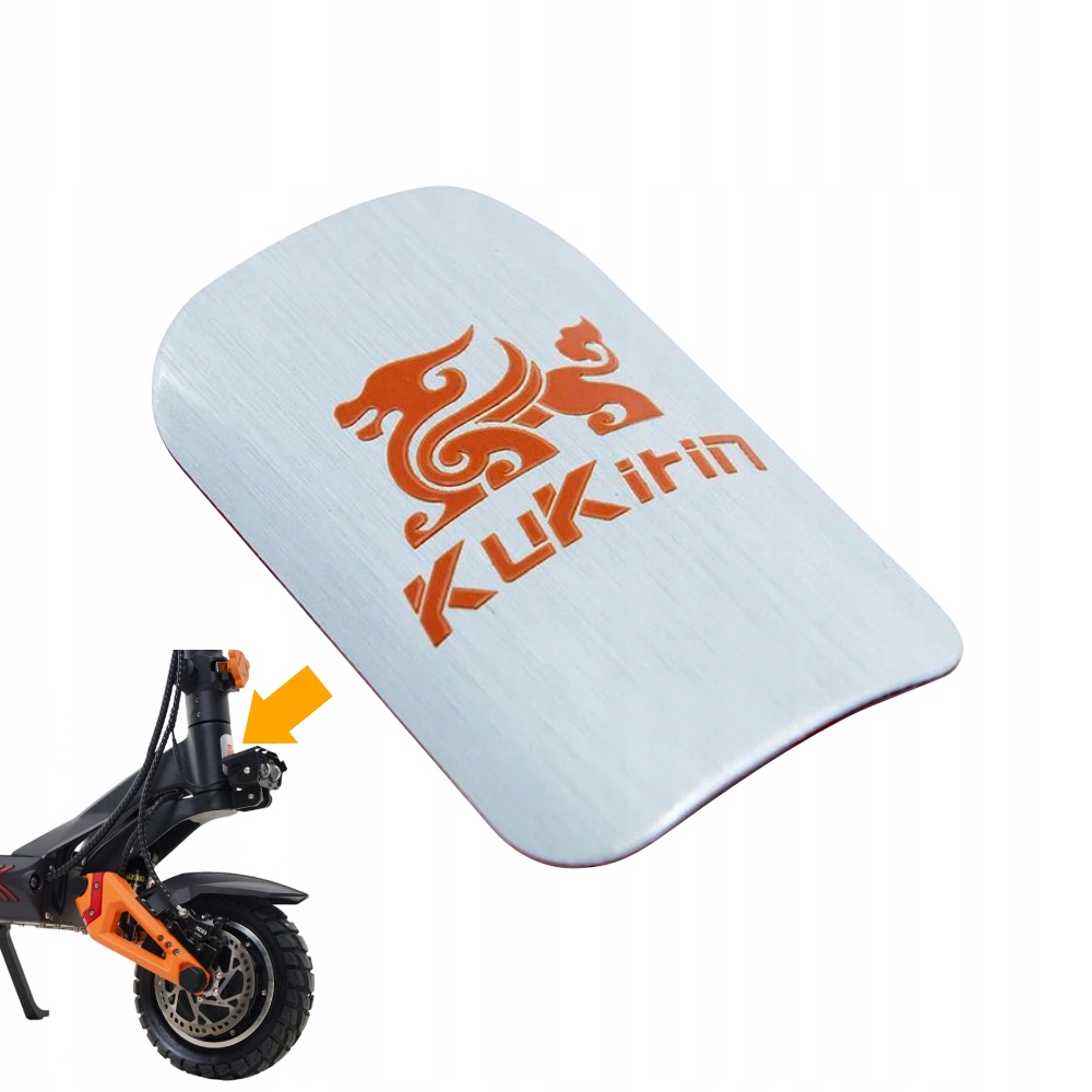 Naklejka Przednia Emblemat z Logo do KuKirin G3 PRO