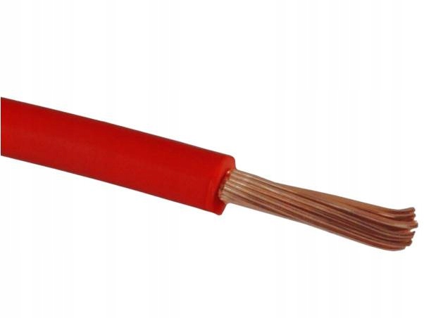 

H05V-K 1,0 czerwony Przewód jednożyłowy