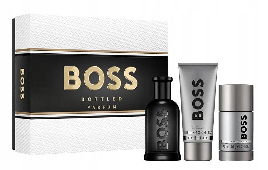 Hugo Boss Bottled Parfum Edp 100 ML Showergel 100 ML Deostick 75 ML Gif