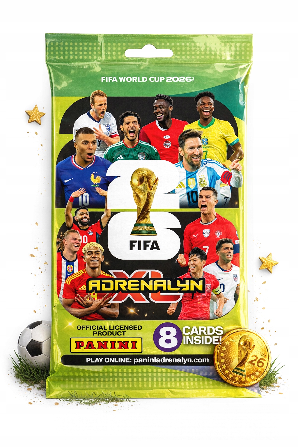 Panini Fifa World Cup 2026 Adrenalyn XL: Saszetka 8 kart kod gra mobilna