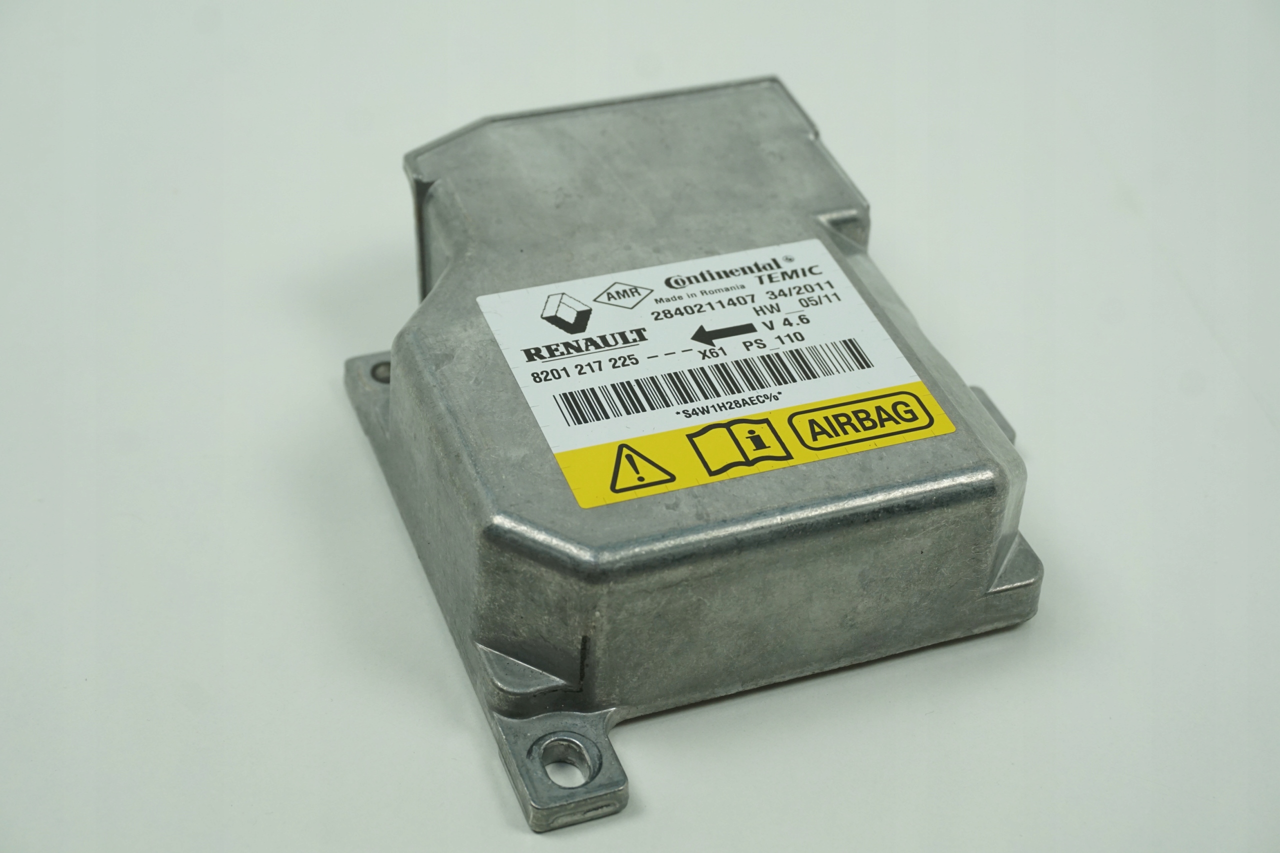 Sensor Airbag Kangoo II 2 oryginalny OE Producent części Renault OE