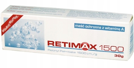 

Retimax 1500 Maść ochronna z witaminą A